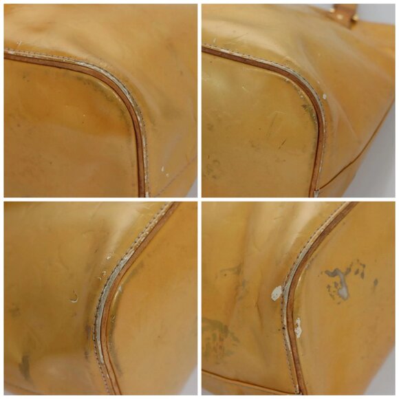 LOUIS VUITTON Monogram Vernis Houston Hand Bag Gris M91053 LV Auth EC632 - Picture 15 of 16